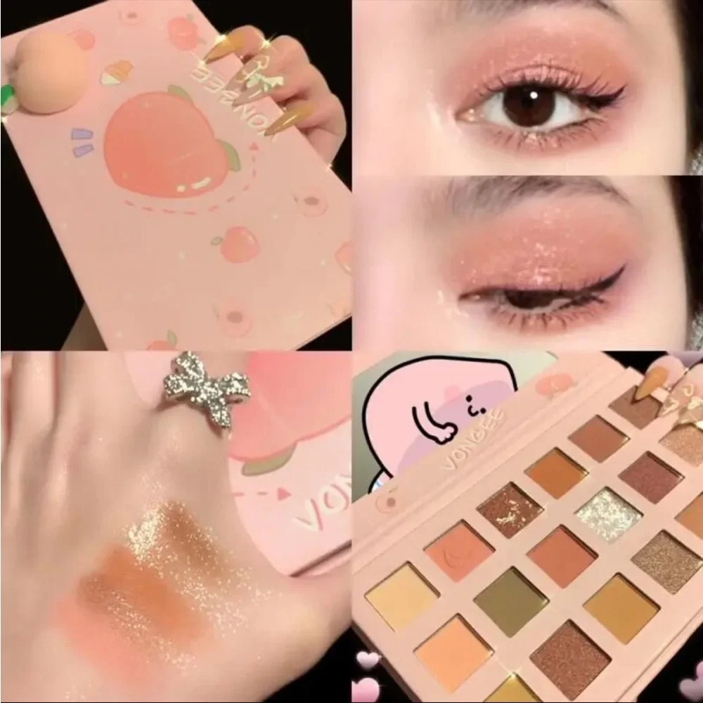 18 Color Neutral Warm-Toned Peach Palette with Squishy Peach